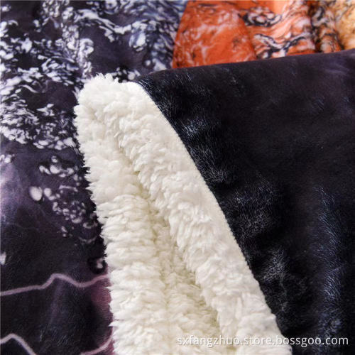 double-deck couch throw blanket with basketball